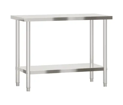 Virtuves Darba Galds, 110X55X85 Cm, Nerūsējošs Tērauds Vidaxl