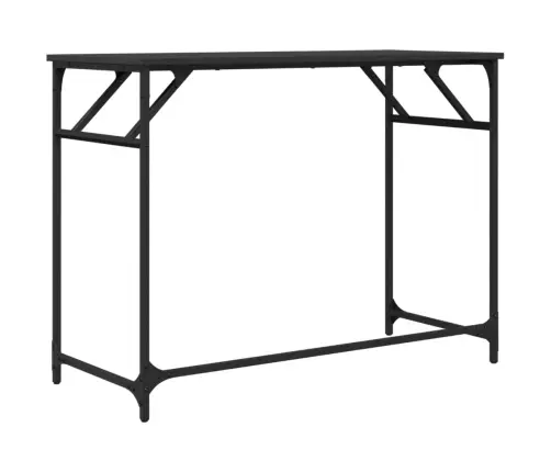 Rakstāmgalds, Melns, 100X45X76 Cm, Inženierijas Koks, Tērauds Vidaxl