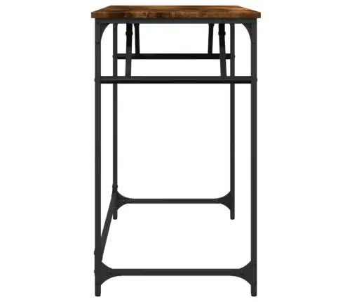 Kirjutuslaud, Suitsutatud Tamm, 100X45X76 cm Tehispuit/Teras