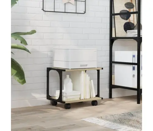 Printerialus, 2 Tasandit, Sonoma Tamm, 41X28X33,5 cm Tehispuit