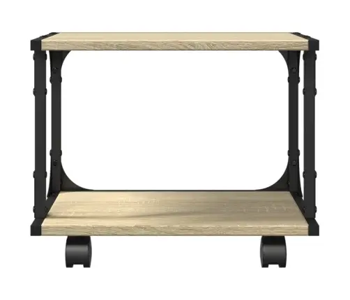 Printerialus, 2 Tasandit, Sonoma Tamm, 41X28X33,5 cm Tehispuit