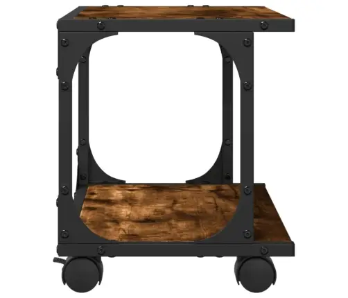 Printera Statīvs, 2 Līmeņi, Ozola Krāsa, 41X28X33,5 Cm, Koks Vidaxl