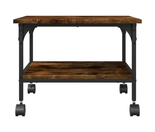 Printera Statīvs, 2 Līmeņi, Ozola Krāsa, 50X40X38 Cm, Koks Vidaxl