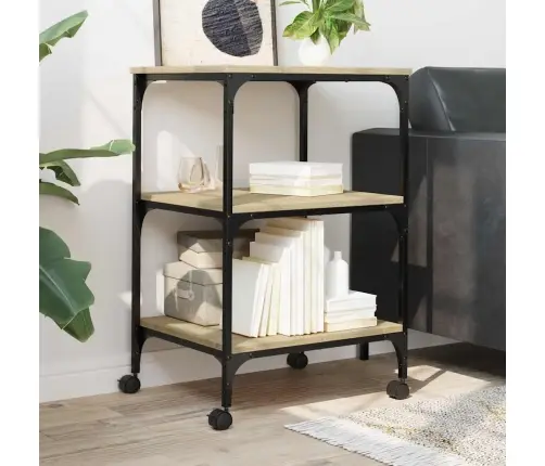 Printerialus, 3 Tasandit, Sonoma Tamm, 50X41X75 cm Tehispuit