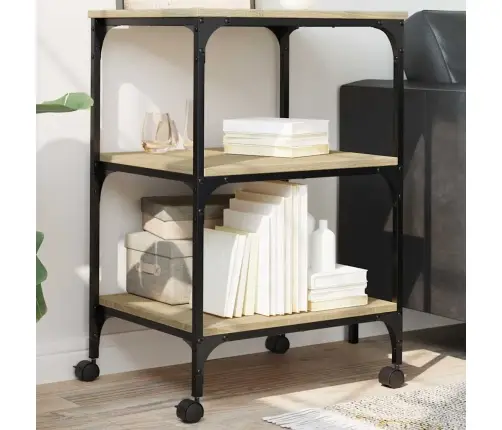 Printerialus, 3 Tasandit, Sonoma Tamm, 50X41X75 cm Tehispuit