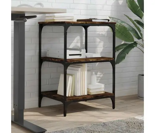 Printera Statīvs, 3 Līmeņi, Ozola Krāsa, 50X41X75 Cm, Koks Vidaxl