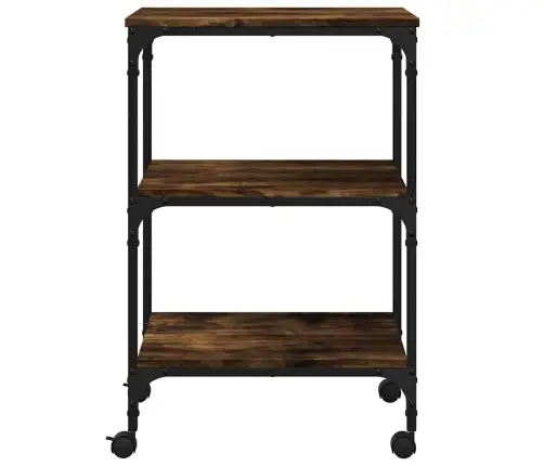 Printera Statīvs, 3 Līmeņi, Ozola Krāsa, 50X41X75 Cm, Koks Vidaxl