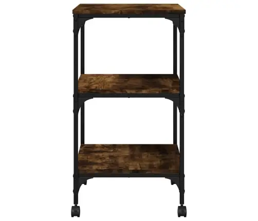 Printera Statīvs, 3 Līmeņi, Ozola Krāsa, 50X41X75 Cm, Koks Vidaxl