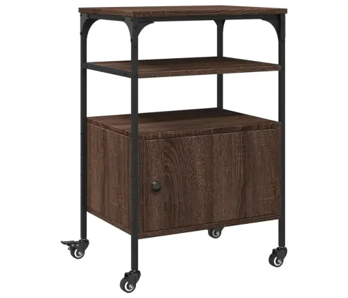 Printerialus, 3 Tasandit, Pruun Tamm, 50X40X76 cm Tehispuit