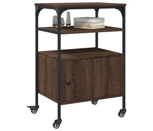 Printerialus, 3 Tasandit, Pruun Tamm, 50X40X76 cm Tehispuit