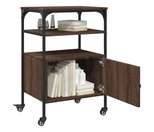 Printerialus, 3 Tasandit, Pruun Tamm, 50X40X76 cm Tehispuit