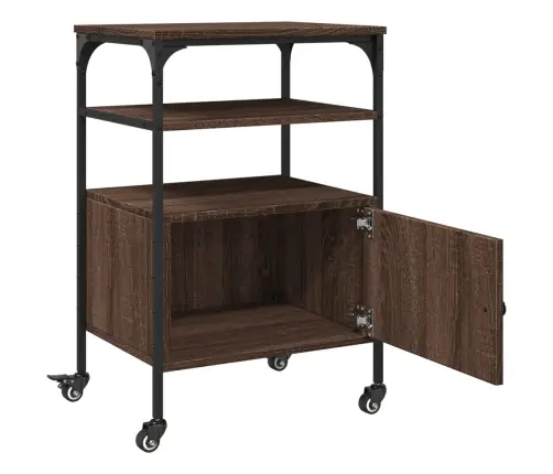 Printerialus, 3 Tasandit, Pruun Tamm, 50X40X76 cm Tehispuit