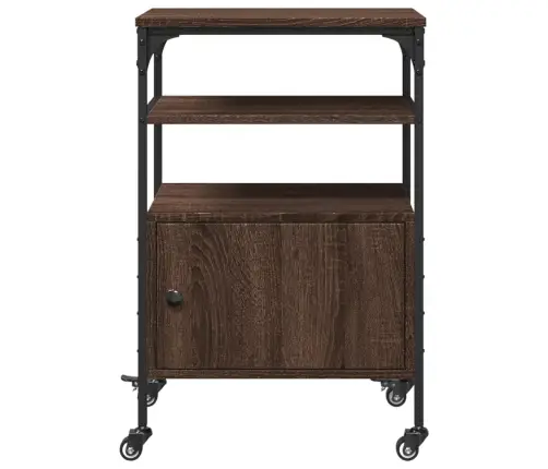 Printerialus, 3 Tasandit, Pruun Tamm, 50X40X76 cm Tehispuit