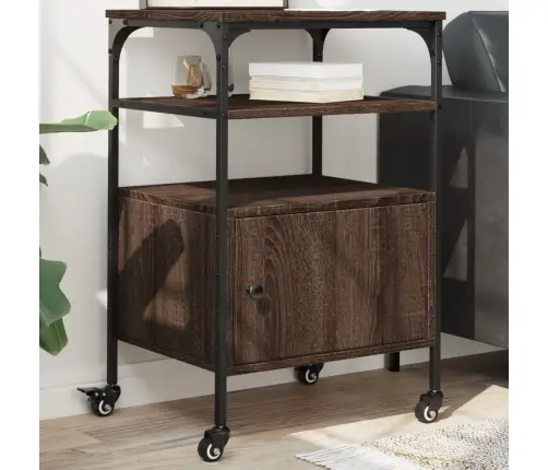 Printerialus, 3 Tasandit, Pruun Tamm, 50X40X76 cm Tehispuit