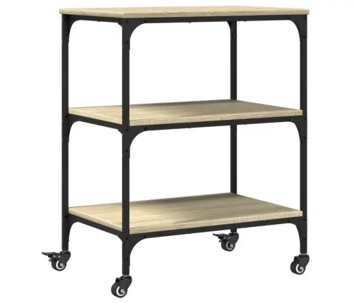 Köögikäru, Sonoma Tamm, 60 X 41 X 76 cm Tehispuit