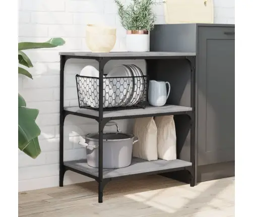 Köögikäru, Hall Sonoma Tamm, 60 X 41 X 76 cm Tehispuit