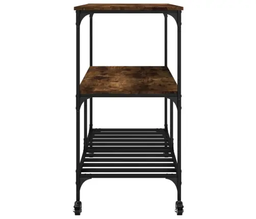 Köögikäru, Suitsutatud Tamm, 100 X 50 X 95 cm Tehispuit