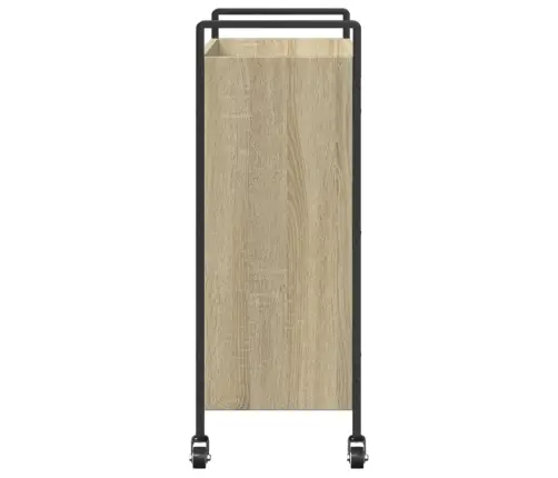 Virtuvės Vežimėlis, Ąžuolo, 70X30X82cm Apdirbta Mediena