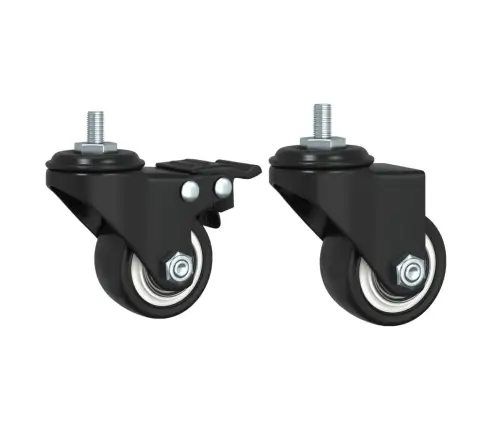 Virtuvės Vežimėlis, Juodas, 102X50X95cm Apdirbta Mediena