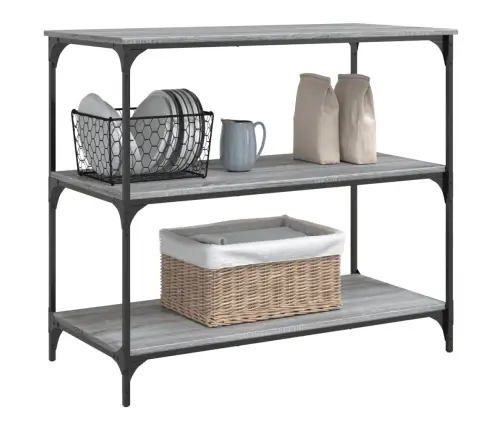 Virtuves Ratiņi, Pelēka Koka, 102X50X95 Cm, Inženierijas Koks Vidaxl