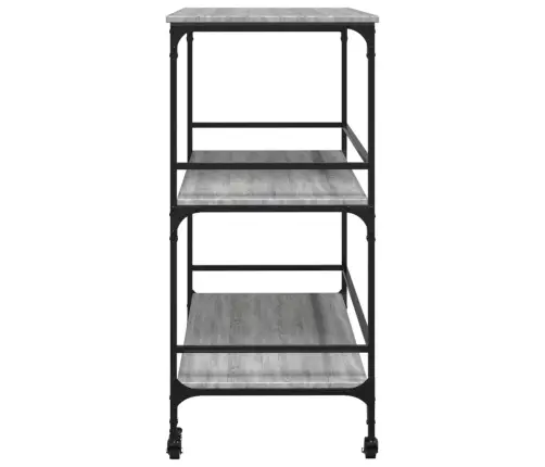 Köögikäru, Hall Sonoma Tamm, 100,5 X 50 X 105 cm Tehispuit