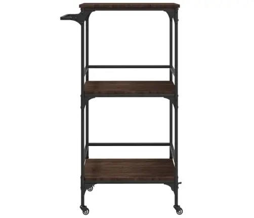 Virtuves Ratiņi, Ozolkoka, 60,5X50X105 Cm, Inženierijas Koks Vidaxl