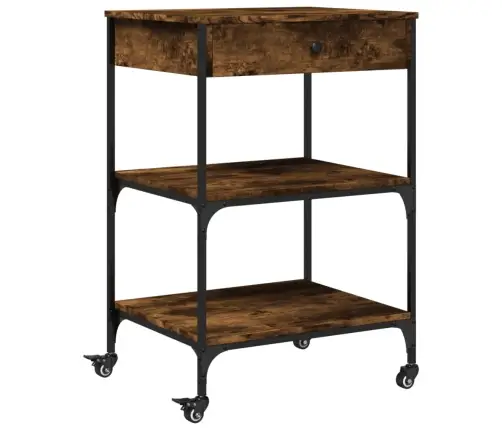 Virtuves Ratiņi, Ozolkoka, 60X48X89,5 Cm, Inženierijas Koks Vidaxl