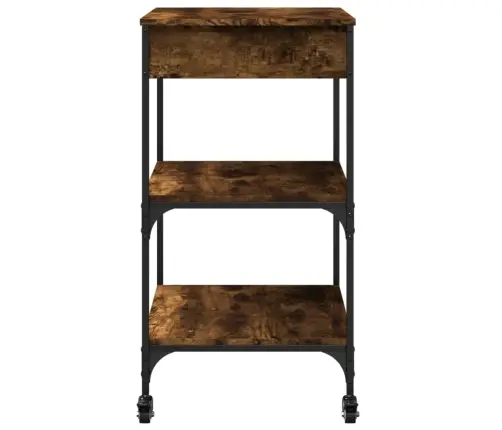 Virtuves Ratiņi, Ozolkoka, 60X48X89,5 Cm, Inženierijas Koks Vidaxl