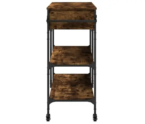 Virtuves Ratiņi, Ozola Krāsa, 105X42X95 Cm, Inženierijas Koks Vidaxl