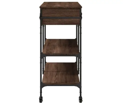 Virtuves Ratiņi, Brūni, 105X42X95 Cm, Inženierijas Koks Vidaxl