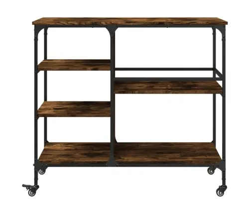 Virtuves Ratiņi, Ozolkoka, 100X45X89,5 Cm, Inženierijas Koks Vidaxl