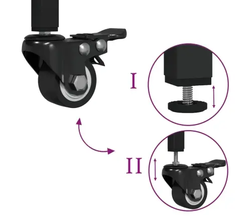 Virtuves Ratiņi, Ozolkoka, 100X45X89,5 Cm, Inženierijas Koks Vidaxl