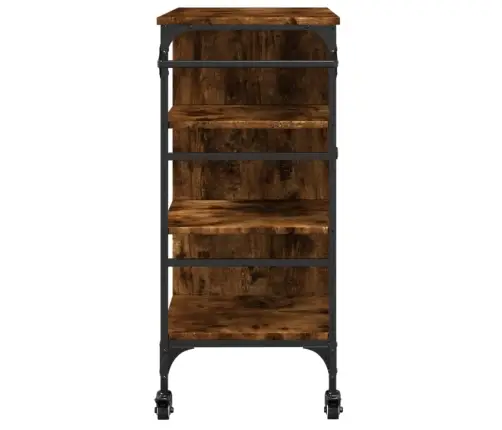 Virtuves Ratiņi, Ozola, 87,5X38,5X84,5 Cm, Inženierijas Koks Vidaxl