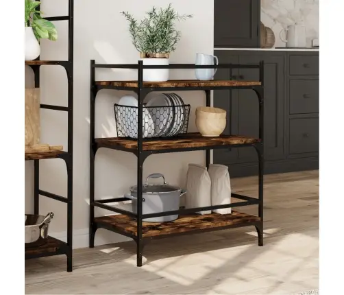 Virtuves Ratiņi, Ozolkoka, 65X40X86,5 Cm, Inženierijas Koks Vidaxl