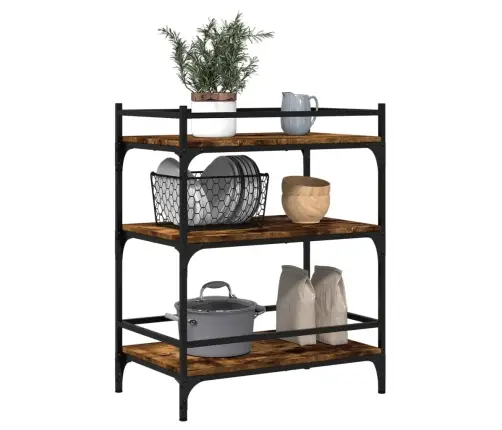 Virtuves Ratiņi, Ozolkoka, 65X40X86,5 Cm, Inženierijas Koks Vidaxl