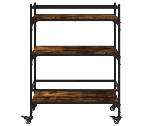 Virtuves Ratiņi, Ozolkoka, 65X40X86,5 Cm, Inženierijas Koks Vidaxl