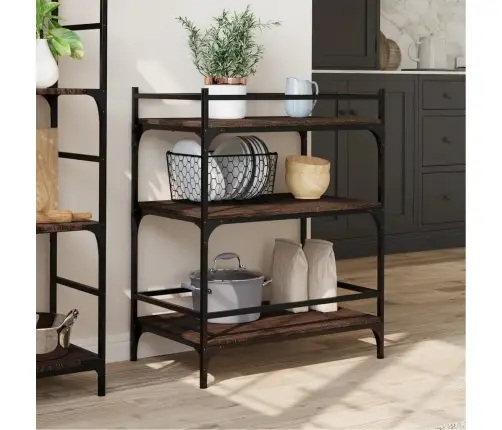 Virtuves Ratiņi, Ozolkoka, 65X40X86,5 Cm, Inženierijas Koks Vidaxl