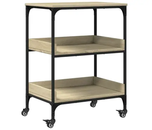 Köögikäru, Sonoma Tamm, 60 X 41 X 80,5 cm Tehispuit