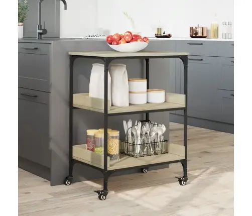 Köögikäru, Sonoma Tamm, 60 X 41 X 80,5 cm Tehispuit