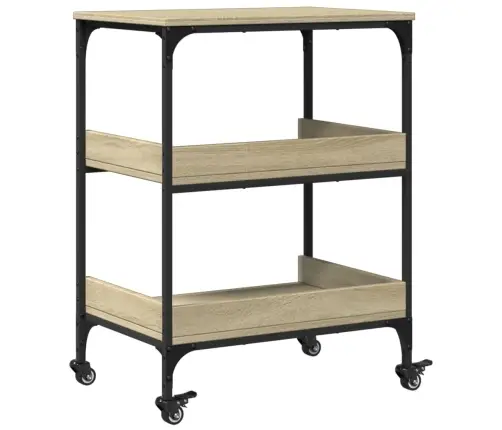 Köögikäru, Sonoma Tamm, 60 X 41 X 80,5 cm Tehispuit