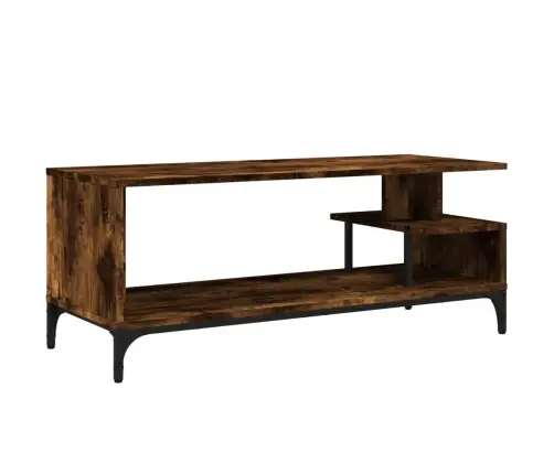 Tv Spintelė, Dūminė, 102X40X41cm Apdirbta Mediena Ir Plienas Tv Spintelė, Dūminė, 102X40X41cm Apdirbta Mediena Ir Plienas