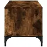 Tv Spintelė, Dūminė, 102X40X41cm Apdirbta Mediena Ir Plienas Tv Spintelė, Dūminė, 102X40X41cm Apdirbta Mediena Ir Plienas