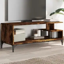 Tv Skapītis, Koka, 102X40X41 Cm, Inženierijas Koks, Tērauds Vidaxl