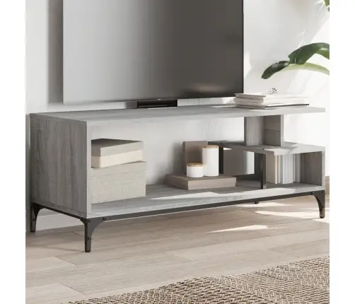 Telerikapp, Hall Sonoma Tamm, 102X40X41 cm Tehispuit Ja Teras