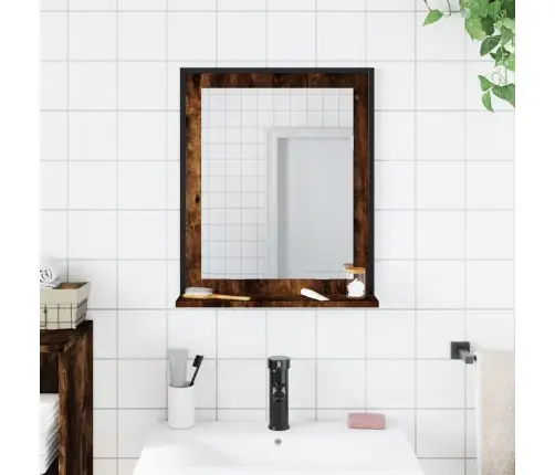 Vannasistabas Spogulis, Ozola, 50X12X60 Cm, Inženierijas Koks Vidaxl