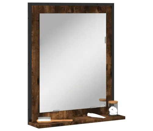 Vannasistabas Spogulis, Ozola, 50X12X60 Cm, Inženierijas Koks Vidaxl