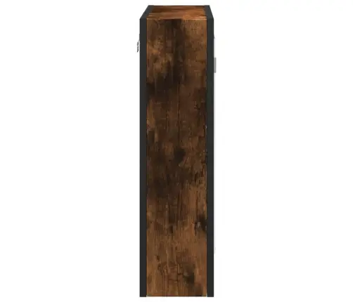 Vannasistabas Spoguļskapītis, Ozolkoka Krāsa, 60X16X60 Cm Vidaxl