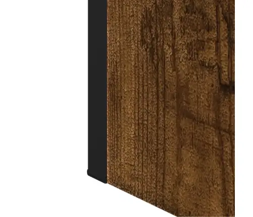 Vannitoa Peegelkapp, Suitsutatud Tamm, 60X16X60 cm Tehispuit