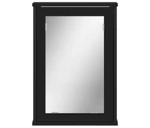 Vannasistabas Spoguļskapītis, Melns, 42X12X60 Cm Vidaxl