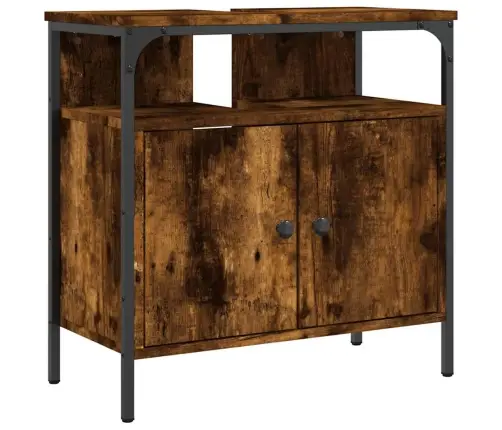 Spintelė Praustuvui, Dūminė, 60X30X60cm Apdirbta Mediena